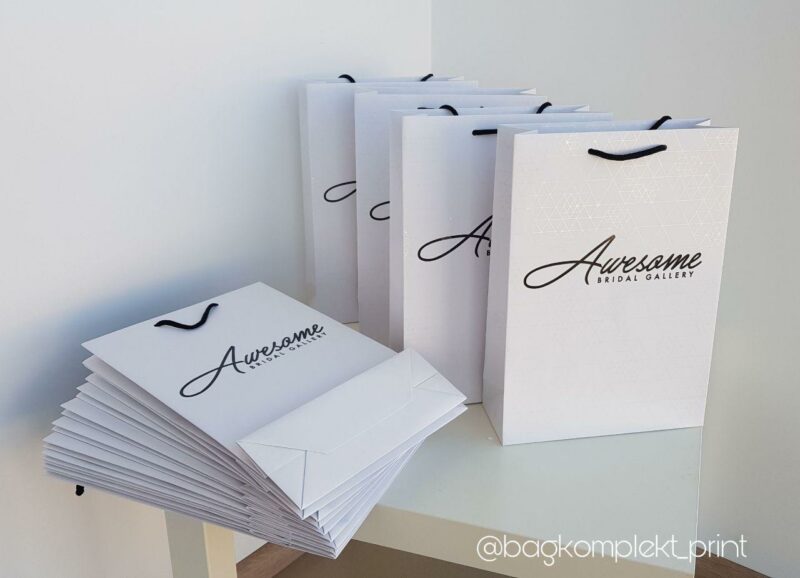 personalised paper bag with logo