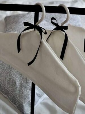 Custom garment bag with screen printed logo