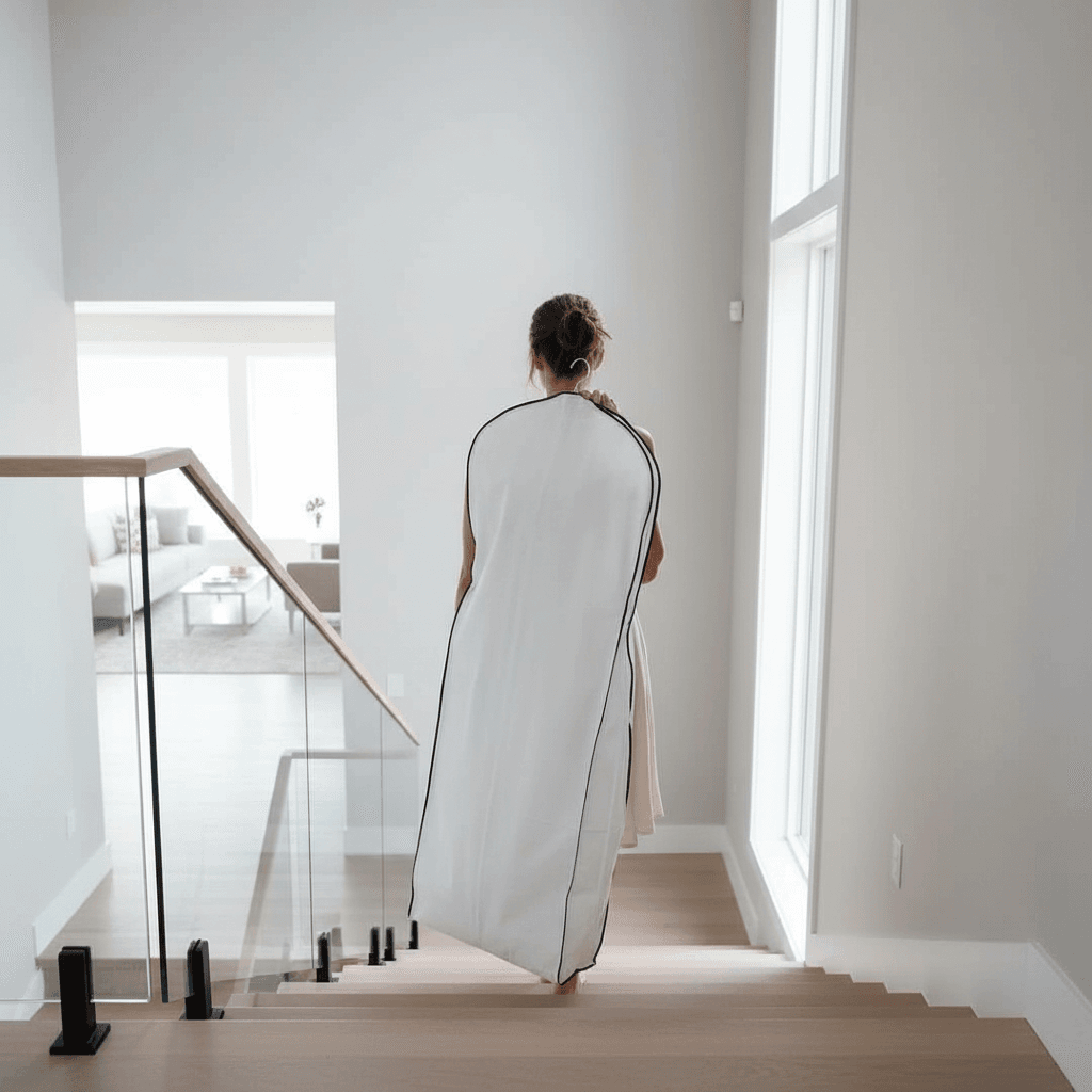 GARMENT BAGS WITH LOGO